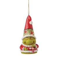 Grinch by Jim Shore - Grinch Gnome with Ornament - Hanging Ornament 12cm
