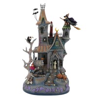 Heartwood Creek by Jim Shore - Musical Haunted House Masterpiece LED Lights Figurine 30.5cm