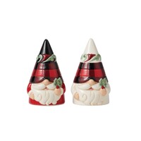 Heartwood Creek by Jim Shore - Highland Glen Gnome Salt & Pepper Shaker Set 10cm