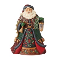 Heartwood Creek by Jim Shore - Deluxe Santa with Lantern Collector's Edition Figurine 36cm