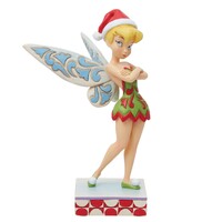 Disney Traditions by Jim Shore - Christmas Tinkerbell - Peter Pan Personality Pose Figurine 12cm