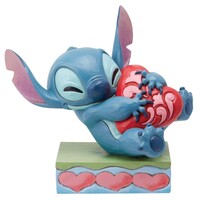 Disney Traditions by Jim Shore - Stitch Heart Struck - Lilo & Stitch Figurine 12.5cm
