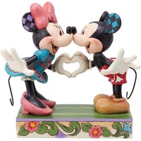 Disney Traditions by Jim Shore - Mickey & Minnie Love Heart Figurine 16cm