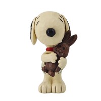 Peanuts by Jim Shore - Snoopy With Chocolate Easter Bunny Mini Figurine 7.5cm