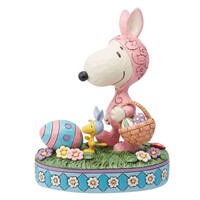 Peanuts by Jim Shore - Snoopy & Woodstock Easter Bunnies Figurine 15cm