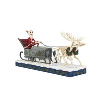 Disney Traditions by Jim Shore - Sleigh Coffin Jack - Nightmare Before Christmas Figurine 16.5cm