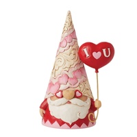 Heartwood Creek by Jim Shore - Gnome Holding I Love You Balloon Figurine 11cm