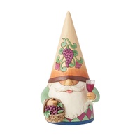 Heartwood Creek by Jim Shore - Gnome Drinking Glass Of Wine Figurine 17cm