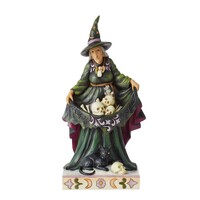 Heartwood Creek by Jim Shore - Witch Skulls Skirt Scary Halloween Figurine 25cm