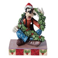 Disney Traditions by Jim Shore - Christmas Goofy - Mickey & Friends Figurine 11.7cm