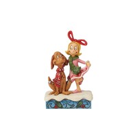 Grinch by Jim Shore - Cindy Lou and Max The Dog Christmas Figurine 14.3cm
