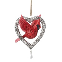 Heartwood Creek by Jim Shore Caring Cardinals Forever in My Heart Hanging Ornament