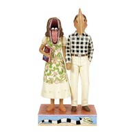 Beetlejuice by Jim Shore - Adam & Barbara Scary Masks Figurine 19.5cm