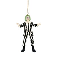 Beetlejuice by Jim Shore - Beetlejuice Christmas Hanging Ornament 11.5cm