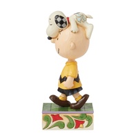 Peanuts by Jim Shore - Snoopy on Charlie Brown's Head Figurine 15.6cm