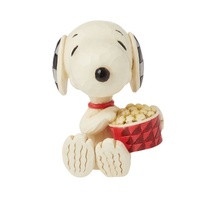 Peanuts by Jim Shore - Snoopy Eating Popcorn Mini Figurine 7cm