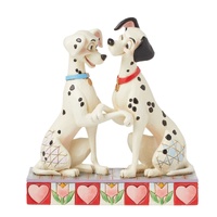 Disney Traditions by Jim Shore - Pongo & Perdita - 101 Dalmatians Figurine 15cm