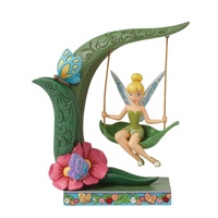 Disney Traditions by Jim Shore - Spring Swing Tinkerbell - Peter Pan Figurine 22cm