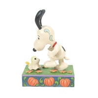 Peanuts by Jim Shore - Snoopy & Woodstock Spooky Halloween Ghost Figurine 13cm