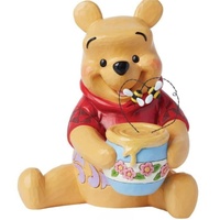 Disney Traditions by Jim Shore - Winnie the Pooh With Honey Pot Mini Figurine 