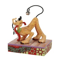 Disney Traditions by Jim Shore - Pluto Christmas - Mickey & Friends Figurine 12.5cm