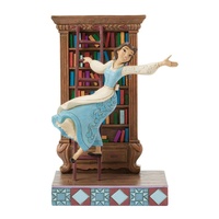 Disney Traditions by Jim Shore - Belle with Bookshelf - Beauty & the Beast Figurine 19cm