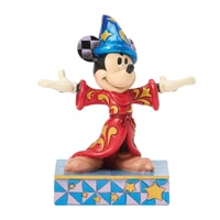 Disney Traditions by Jim Shore - Sorcerer Mickey 85th Anniversary - Fantasia Figurine 10.4cm
