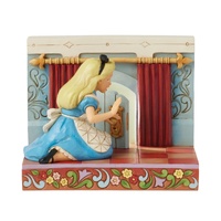 Disney Traditions by Jim Shore - Alice in Wonderland - LED Light-Up Door Figurine