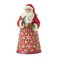 Heartwood Creek by Jim Shore Christmas Santa Holding A Globe