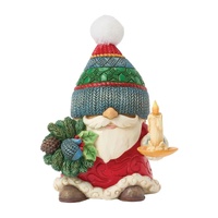Heartwood Creek by Jim Shore Christmas  Gnome With Chamber Candle Figurine