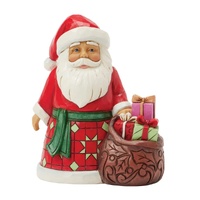 Heartwood Creek by Jim Shore Santa with Toy Bag Small Figurine