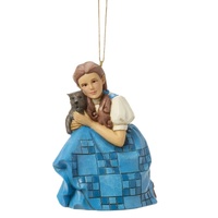 Wizard of Oz by Jim Shore -  Dorothy with Toto Hanging Ornament 9cm