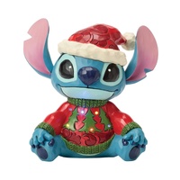 Disney Traditions by Jim Shore Stitch in a Christmas LED Sweater Lilo & Stitch
