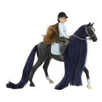 Breyer Horses Jet Thoroughbred & Charlotte English Rider Freedom 1:12 Scale 61145
