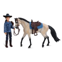 Breyer Horses Western Horse and Rider - Mackenzie Freedom 1:12 Scale 61155