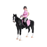Breyer Horses English Horse and Rider - Lauren Freedom 1:12 Scale 61156