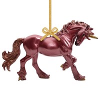 Breyer Horses Scarlet Unicorn Christmas Hanging Ornament Stablemates 1:32 Scale 700729