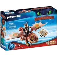 Playmobil Dragons Fishlegs and Meatlug Dragon Racing 70729