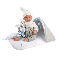 Llorens Doll Sleepy Tino Soft Body Outfit and Mat 43cm