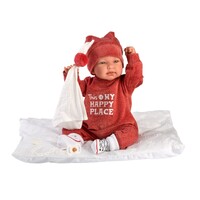 Llorens Doll Tina Soft Body Outfit & Sleeping Mat 44cm