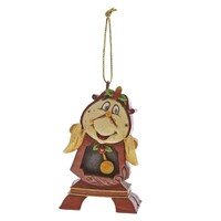 Disney Traditions by Jim Shore - Cogsworth - Beauty & the Beast - Hanging Ornament 7cm