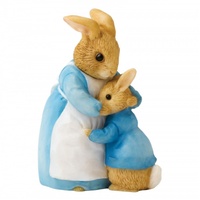 Beatrix Potter - Mrs Rabbit and Peter Miniature Figurine A26909