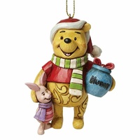 Disney Traditions by Jim Shore - Pooh & Piglet - Winnie the Pooh Hanging Ornament 9cm