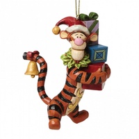 Disney Traditions by Jim Shore - Christmas Tigger - Winnie the Pooh Hanging Ornament 9cm