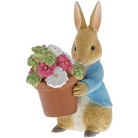 Beatrix Potter - Peter Rabbit brings Flowers Miniature Figurine A29579