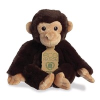 Eco Nation Plush Toy -  Chimpanzee Monkey 20cm