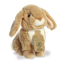Eco Nation Plush Toy - Lop Eared Rabbit 20cm