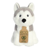  Eco Nation Plush Toy - Husky Dog 20cm