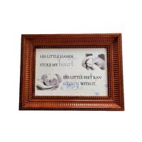 Cottage Garden Jewellery Music Box - Brahms Lullaby - His Little Hands Stole My Heart
