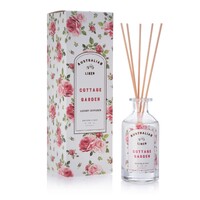 Bramble Bay - Australian Linen - Vintage Look Reed Diffuser - Cottage Garden 